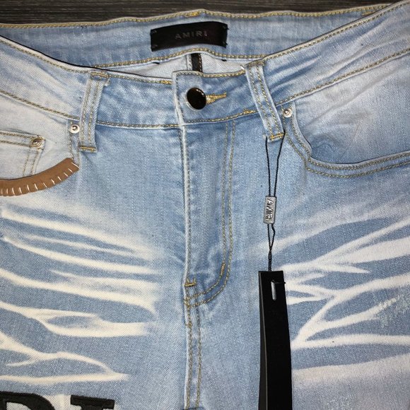 Amiri Jeans Grunge Patch (Skinny Jeans) - Picture 5 of 7